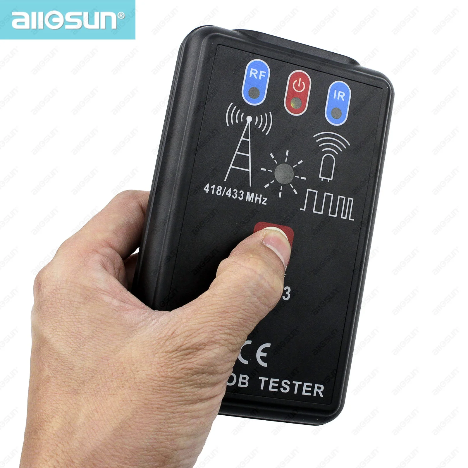 Remote Controller Tester Radio Frequency Keyfob Tester Handheld Portable Infrared Remote Test all-sun EM273
