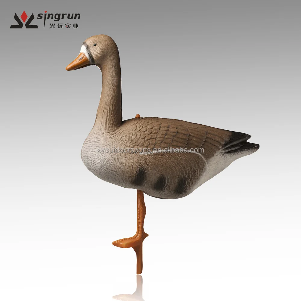 Wholesale Inflatable Foam White-fronted Geese Decoys Lifelike Decoy goose for Hunt