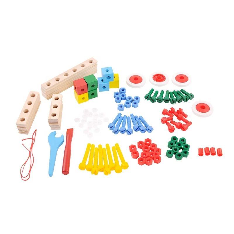 Wholesale 120Pieces/set  Educational wooden pretend play toys for kids