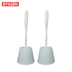 Cheap plastic washing cleaning tool toilet brush with bowl