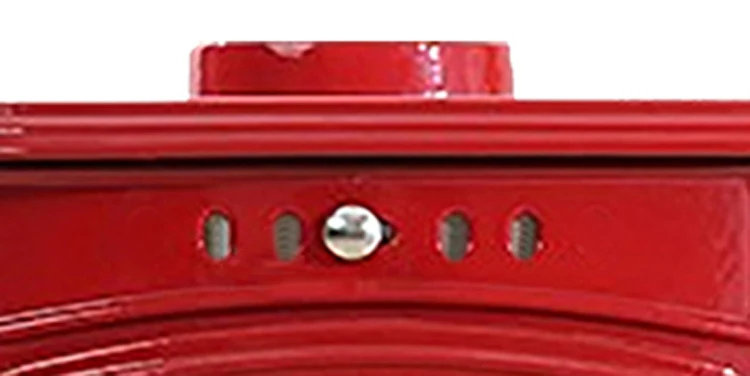 2018 New Design Enamel Polished Cast Iron Wood Burning Red Boiler Stove