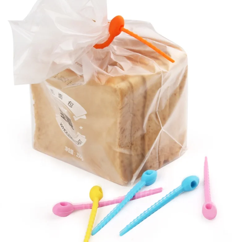 Colorful All-Purpose Household Snake Ties Reusable Twist Silicone Multi-use Smart Tie Bag Bread Food Save Cable Ties