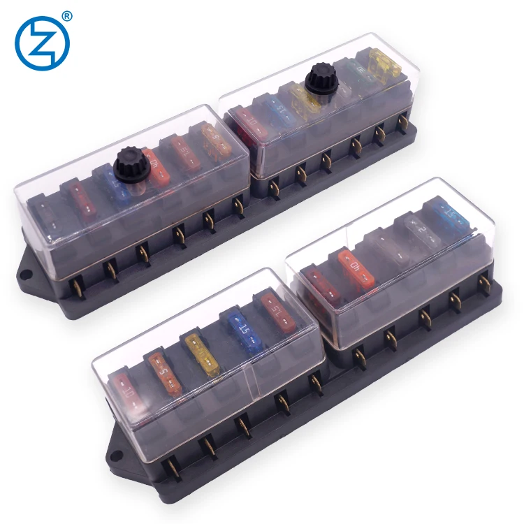ATM ATT 20A 25A 30A 8 10 ways car vehicle auto automotive blade fuse holder block blade fuse relay box