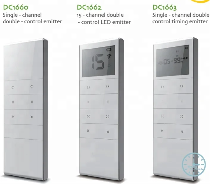 Wireless timing control emitter, DC1603 single channel timer handheld RF remote controller  Roller Blind Motor Remote Control