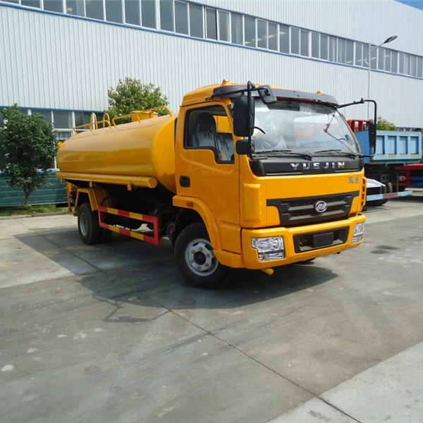 4x2 Yuejin RHD LHD 5000 liters camion cisterna de diesel