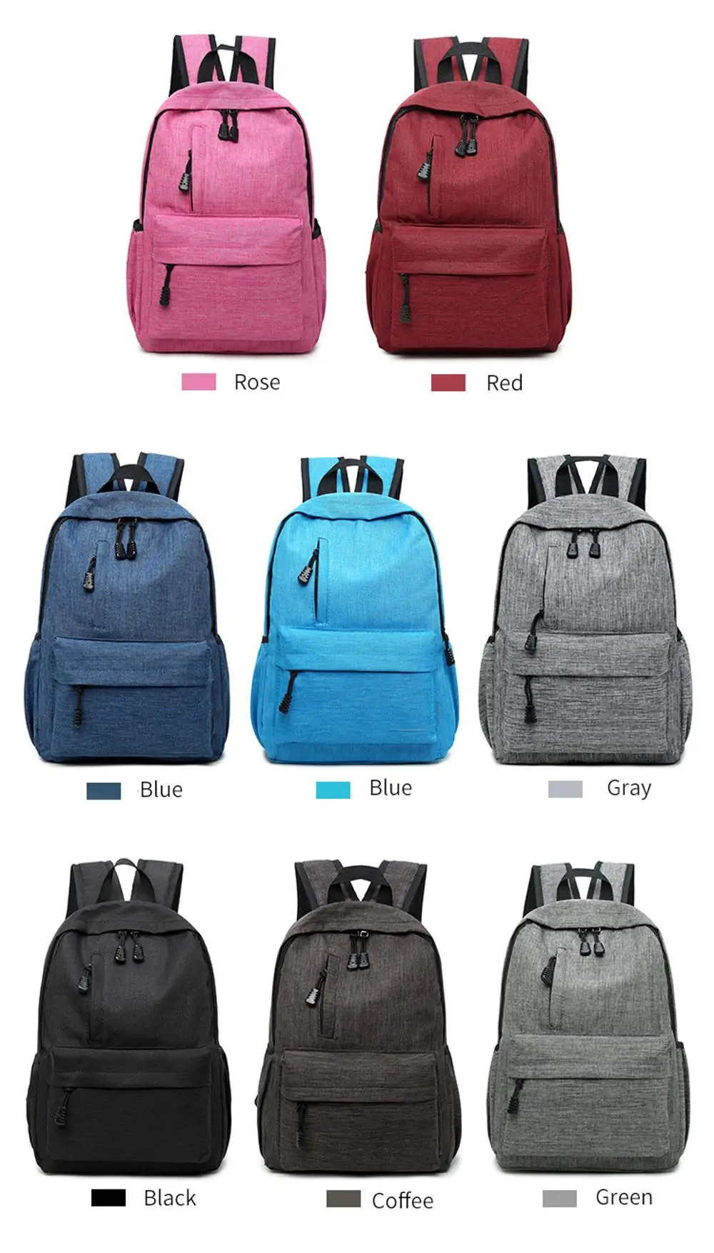Leisure backpacak with USD charging port