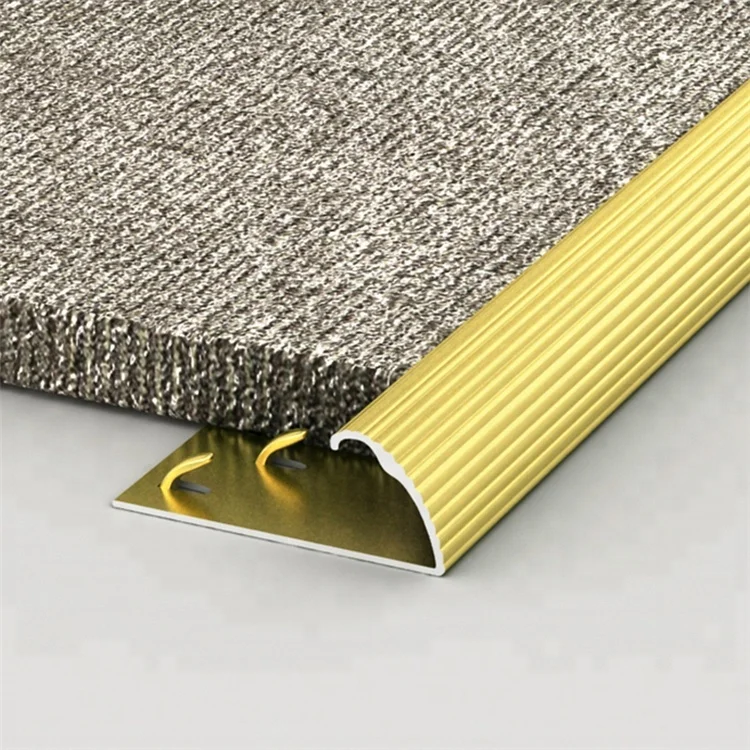 NIUYUAN Aluminum naplock carpet trim/ Aluminum edge carpet trim/ Aluminum carpet trim