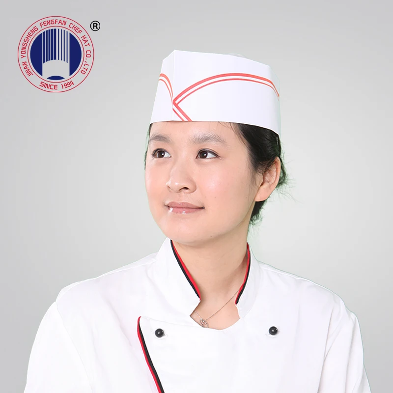 Disposable paper forage hat