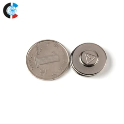 MNB-08 strongn magnets inside magnetic name tag for clothing