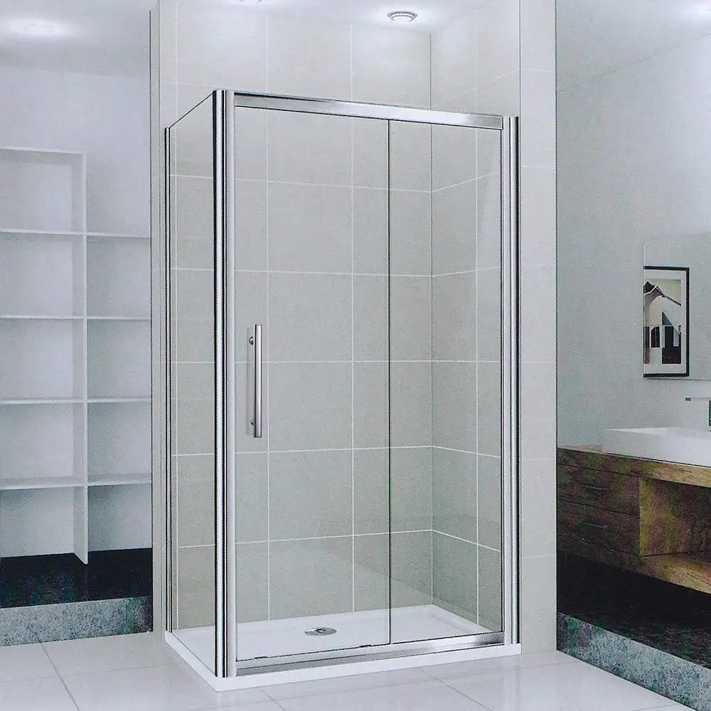 2022 Kamali Wholesale High Quality Factory Price Aluminium Frame Sliding Glass Door Shower Cabin Room, Glass Shower Enclosure