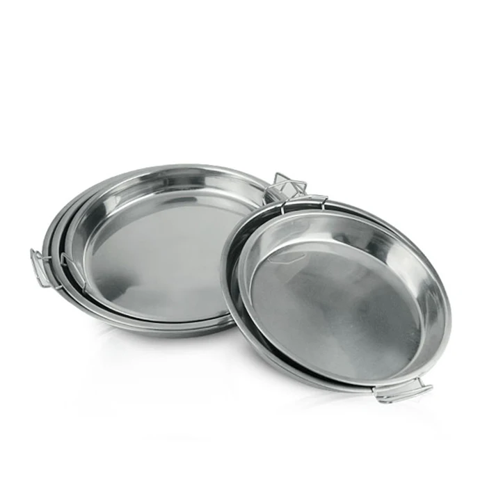 
Dinner Plate Thali Tableware Wholesale Dinnerware for Round Metal Dish Indian Dinner 