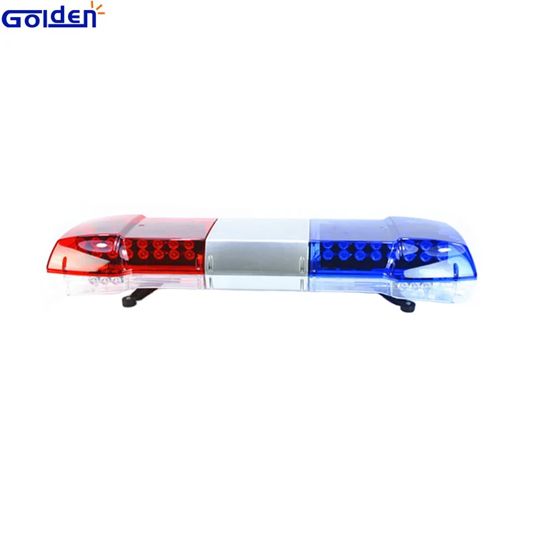 Legion fit 48inch high power police led warning strobe emergency lightbar with siren
