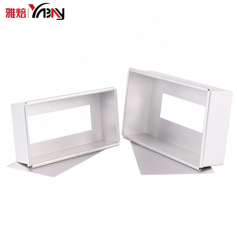 New arrival Removable Bottom 3D removable non-stick rectangle aluminum chiffon cake mold