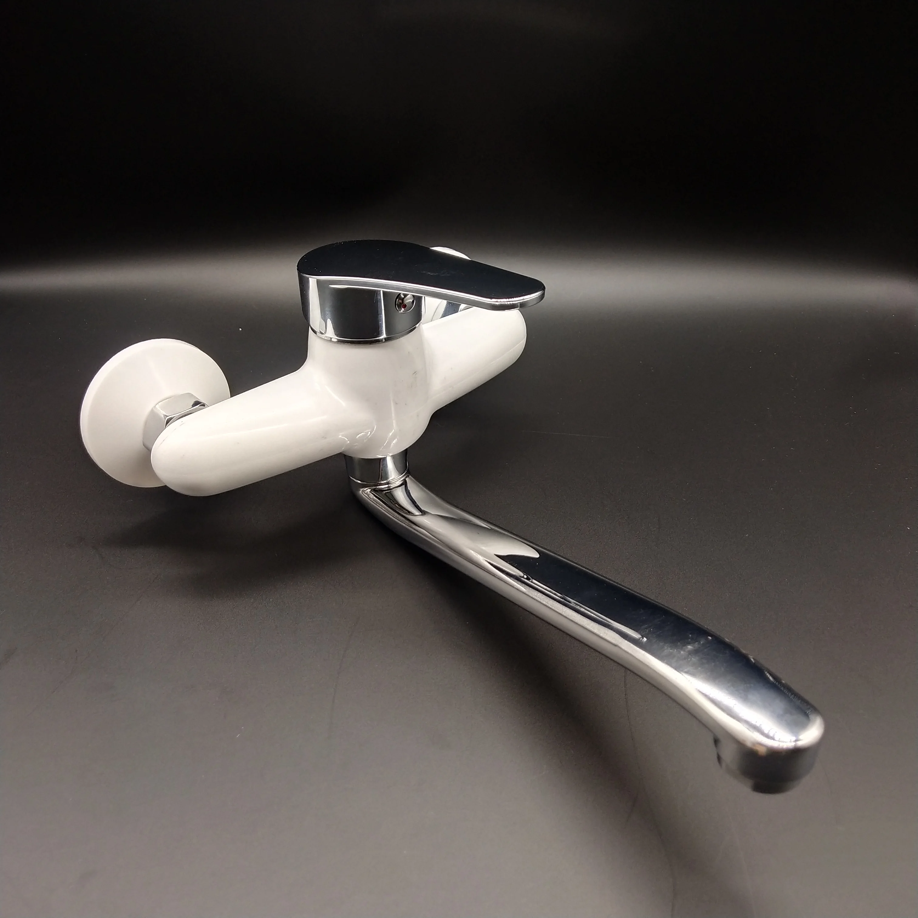 Plastic Steel White shower faucet mixer