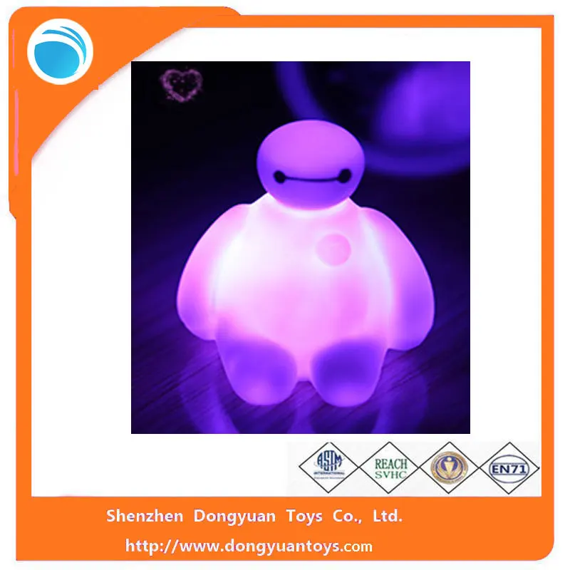 Cartoon Baymax Light-up Action Figure Toys