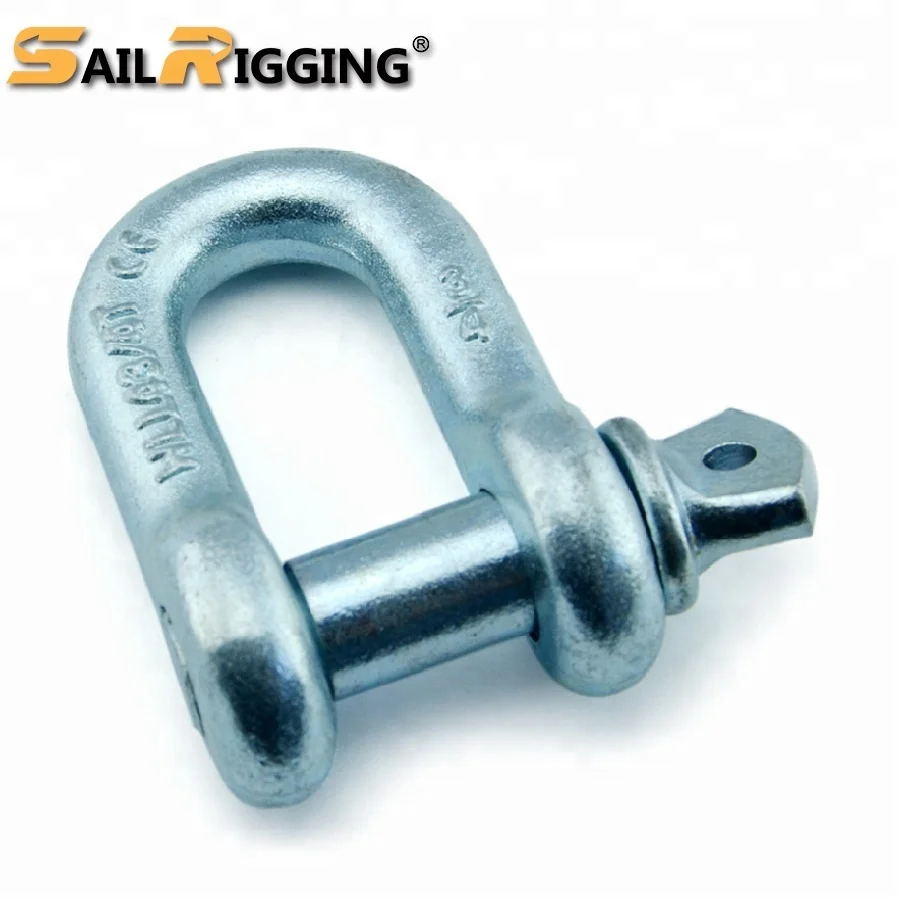 Размер 3/4 дюйма WLL, 4,75 тонны, стальная кованая Скоба типа D стандарта США G210