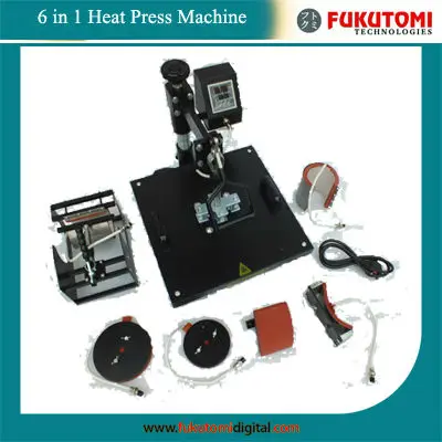 6 на 1 бортовой combo жары печатная машина