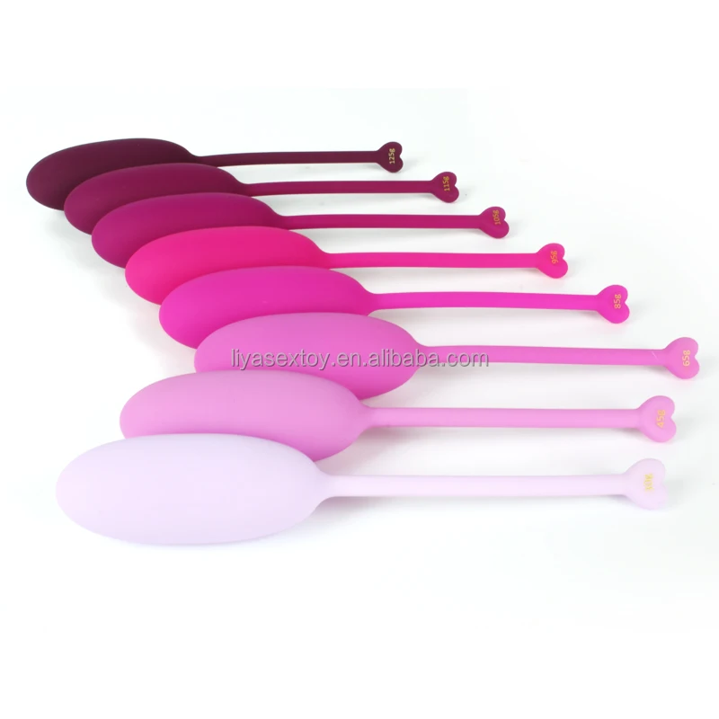 
sex toy exercise Balls - 8 pcs Kegel Exercise Weights Kit Premium Silicone Kegal Exercise Weights for Women 