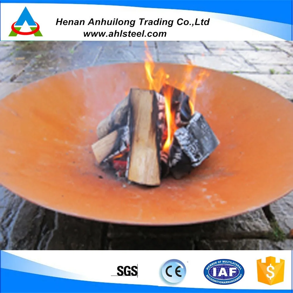 Indian Style Kadai Fire Pit Bowls for Outdoor / Patio Steel Firepit
