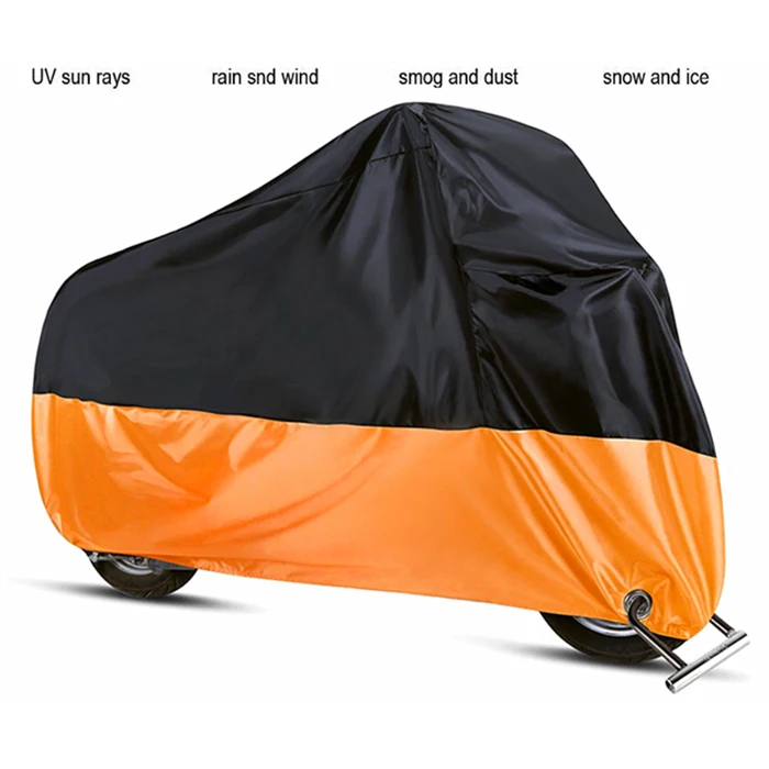 190T Motorcycle Cover  All-weather Rain UV Dust Protector For motorcycle helmet cover