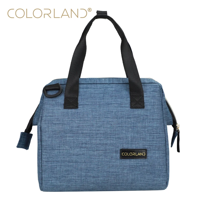 Colorland High Quality Insulated Waterproof Men Gray Cooler Lunch Bag