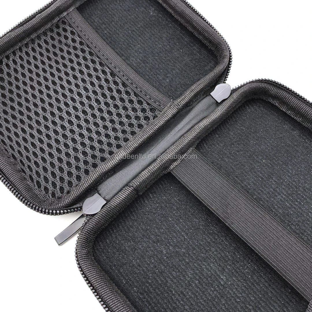 Customize Pattern PU EVA Case (15.7*10.1*3.8cm) Carring Case with Net Pocket Hard Case for Electronics (LY-17)