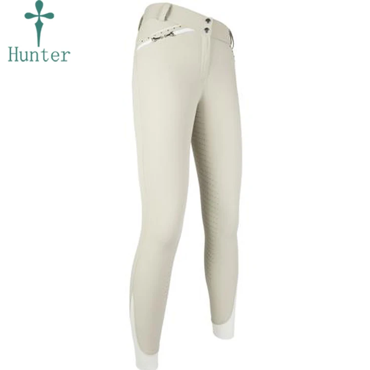 China Manufacturer Sexy Horse Riding Pants Silicone Women Breeches Comfortable Riding Tights