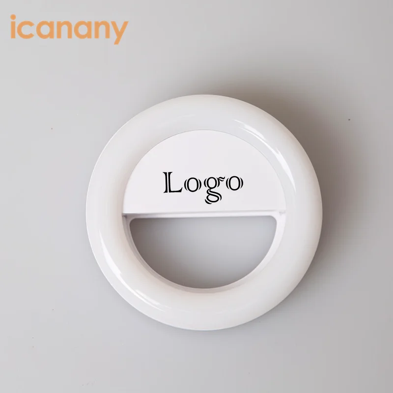 2021 High Quality Custom Logo RK14 led mobile phone selfie ring light for smartphones