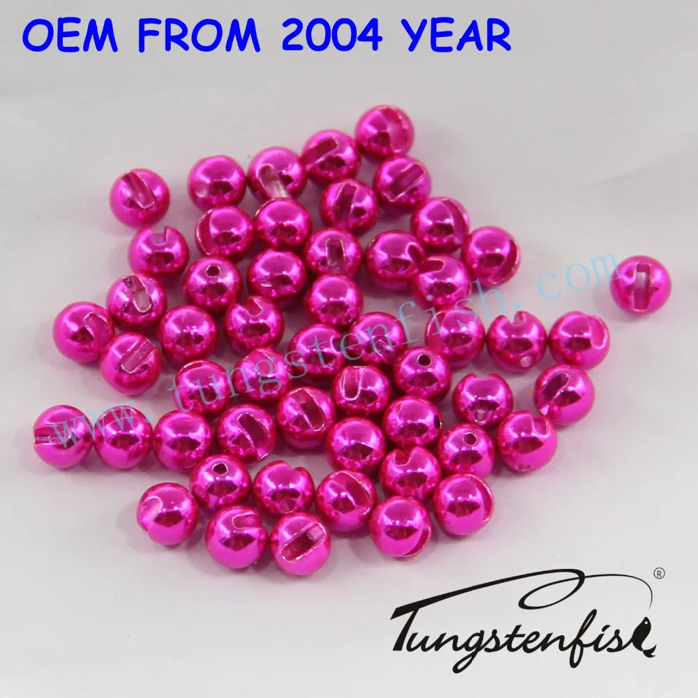 Fishing tackle ,Fly tying tungsten slotted beads wholesale