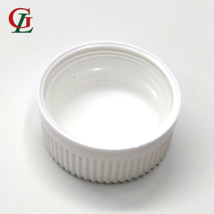 PP 33/400 White Child Proof Cap, Double Wall Lid, Plastic Screw Cap for Bottle Round Inner Cap Insert Stopper for Bottles Accept
