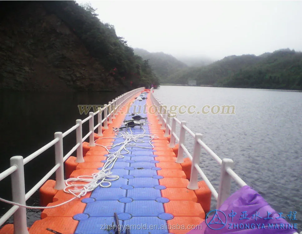 plastic water floating bridge