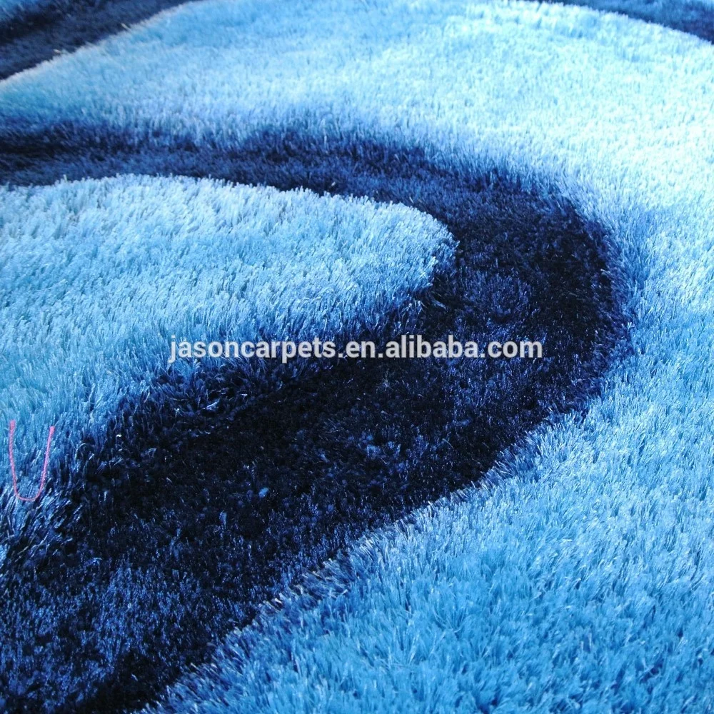 Modern large rug kids room carpet bedside mats non-slip carpets for Bedroom 3d Shaggy carpets and rugs