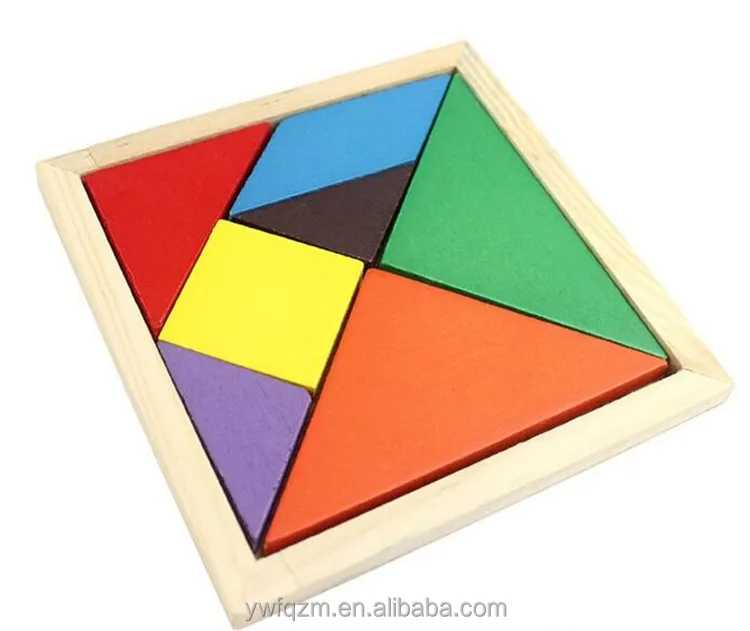 
High Quality Kids Wooden Tangram Puzzle 