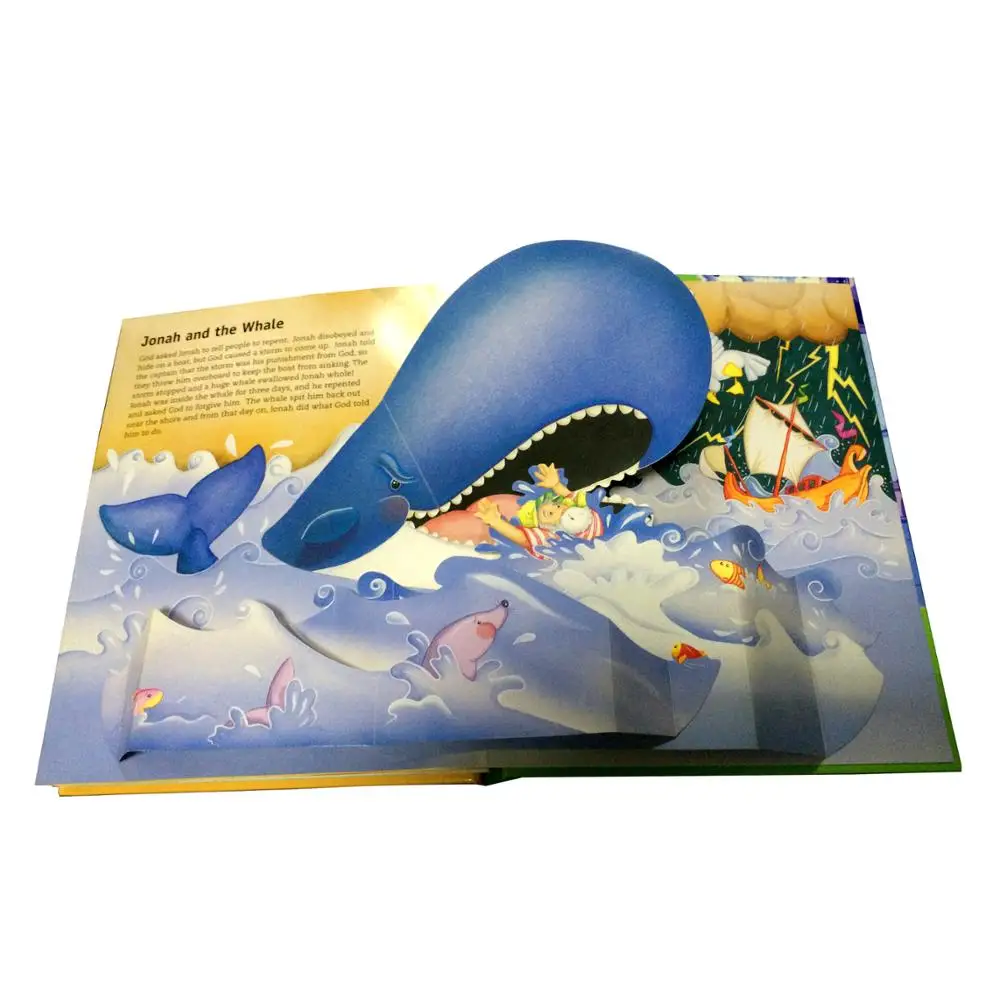  3D Высокое качество картона Книжное производство детей дешевые