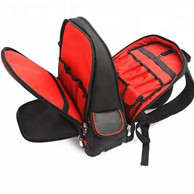 Wholesale Waterproof 40 Pocket Electrician Tool Backpack