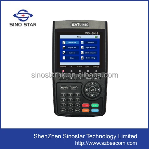 Satlink Satellite Finder WS-6916 3.5 'LCD HD Спутниковое Finder метр DVB-S/S2 WS 6916 satf Индер