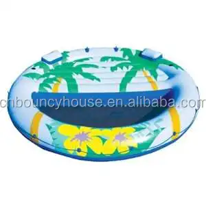 High quality floating inflatable water lounger inflatable pool sofa