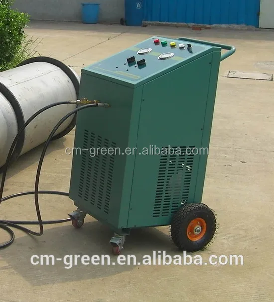 R407C/R134AR/410A oil-free compressor air conditioning recovery/recharge/vacuum pump freon R22 recovery/charge machine CM7000