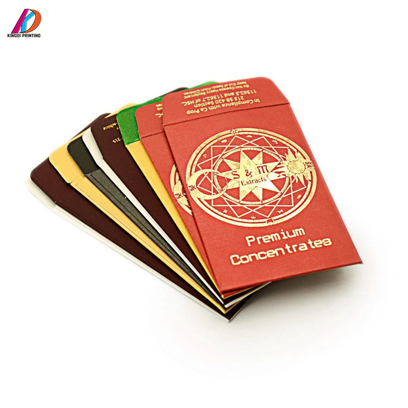 Wholesale Customized  Hot Stamping  Logo Design Red Coin Envelope