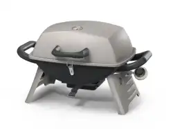 Grills Tabletop Propane Gas Grill for Outdoor Portable Camping Cooking with Two Foldable Shelves Tabletop Gas Grill