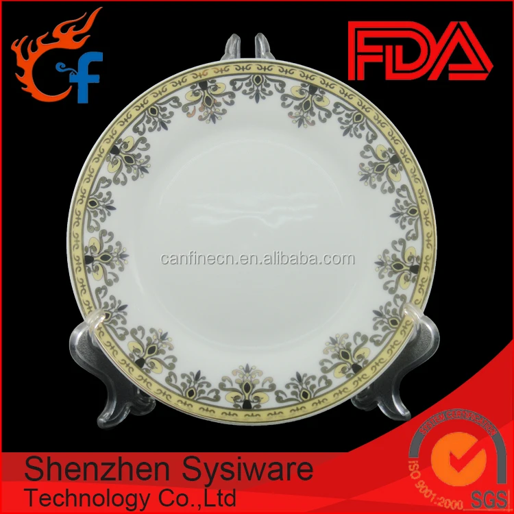 White ceramic plate,ceramic craft plates ceramic plate production line