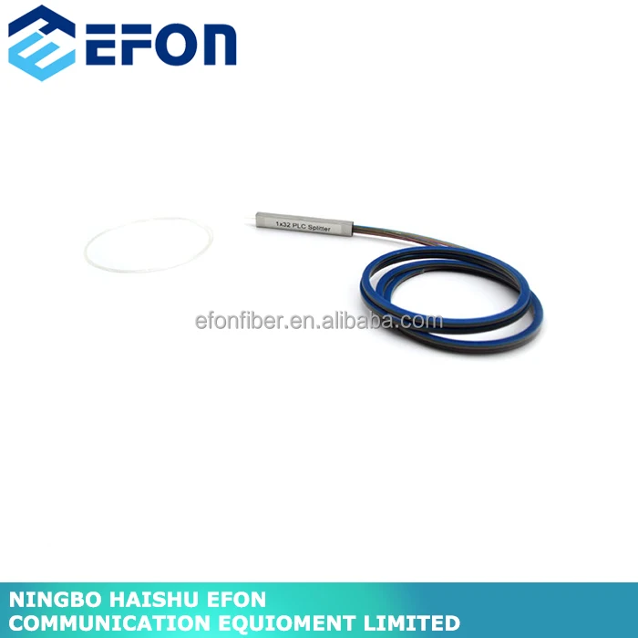 Одномодового Волокна Голые plc splitter 0.25 мм волоконно-оптические plc 1 32 оптический сплиттер