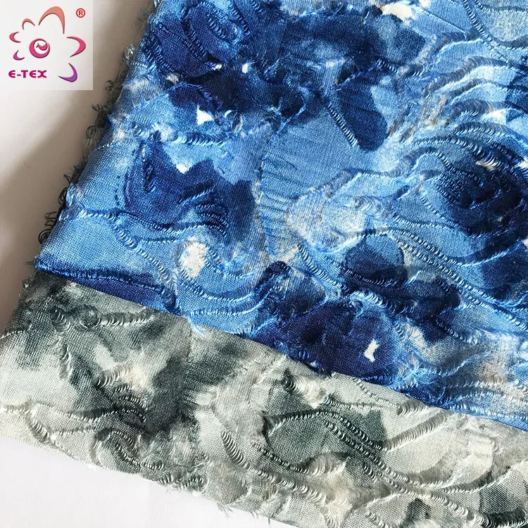 96polyester4spandex jacquard print fabric for woman clothes