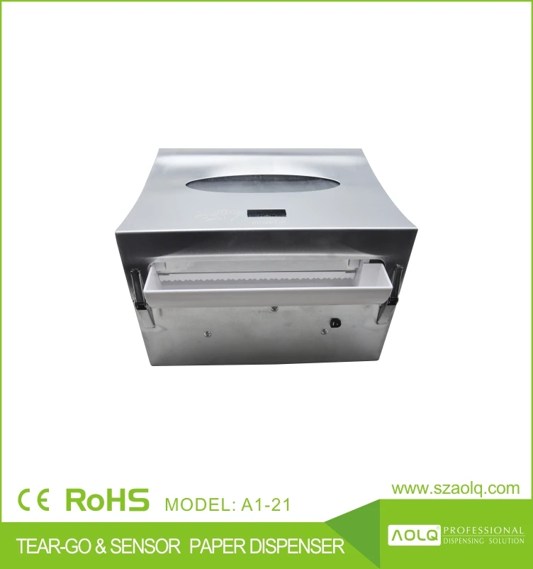 Stainless Steel Automatic Paper Dispenser, Sensor Tissue Dispenser, Electric Paper Towel Dispenser