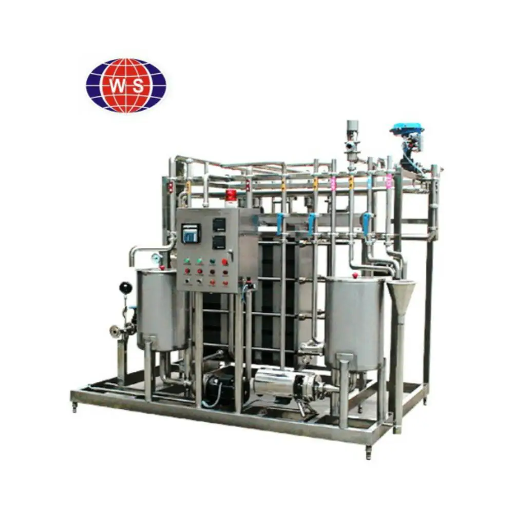 Непрерывная Паровая пластина Uht Стерилизатор для производственной линии сока для чая с молоком