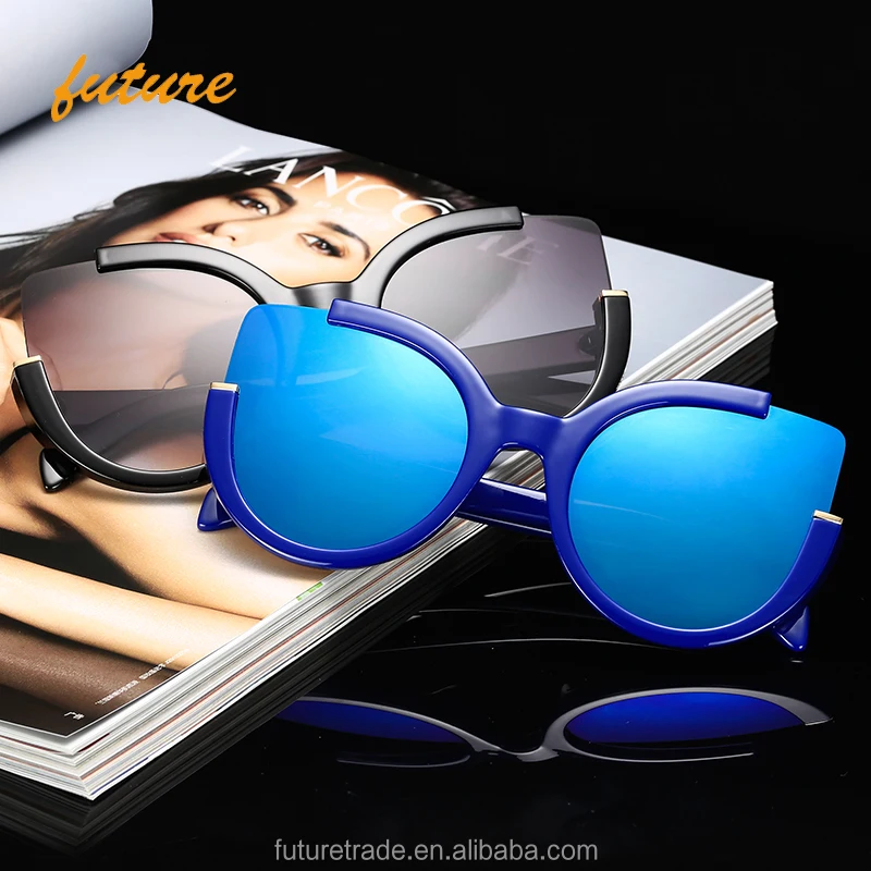 
cateye half frame sunglasses uv400 fashionable sunglasses vendor women 2021 black cat eye sunglasses women vintage 