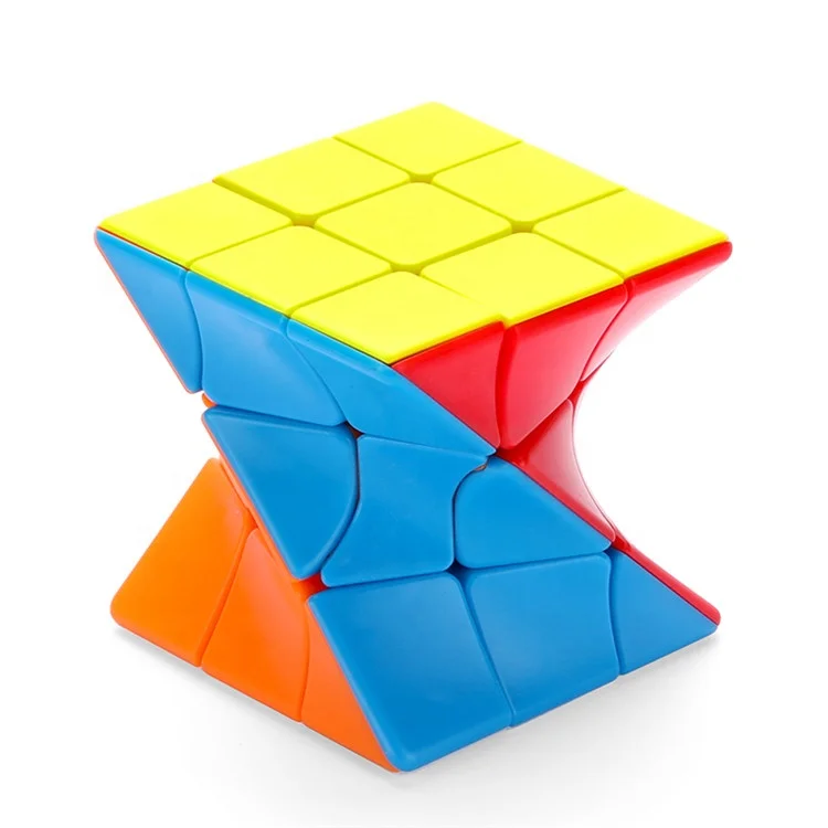 
DIY toy colorful 6cm twisty puzzle toy plastic 3d cube puzzle for children play 