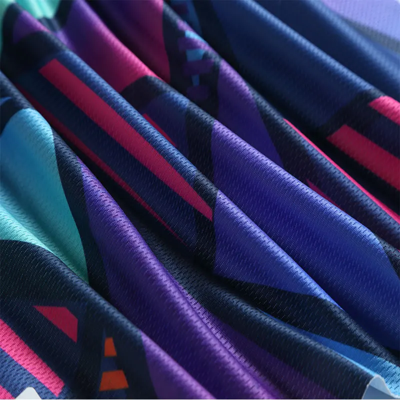 Factory direct high quality custom india digital printing 97 polyester 3 elastane jacquard mesh fabric