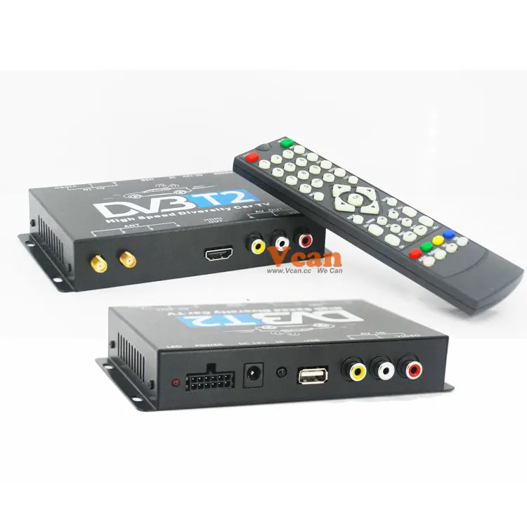 DVB-T265 Germany Car DVB-T2 H.265 HEVC receiver box New Auto mobile DVB-T H265 HD MPEG4 H264 Diversity Two tuner