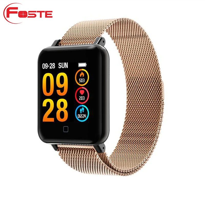 2019 fitbit watch heart rate Blood pressure monitor pedometer Fitness Sport Bracelet Smart Bracelet with Remote camera
